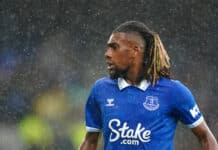 Everton's Alex Iwobi during the 2023 pre-season