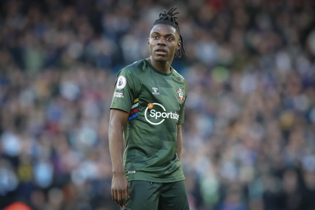 Romeo Lavia of Southampton in the Premier League